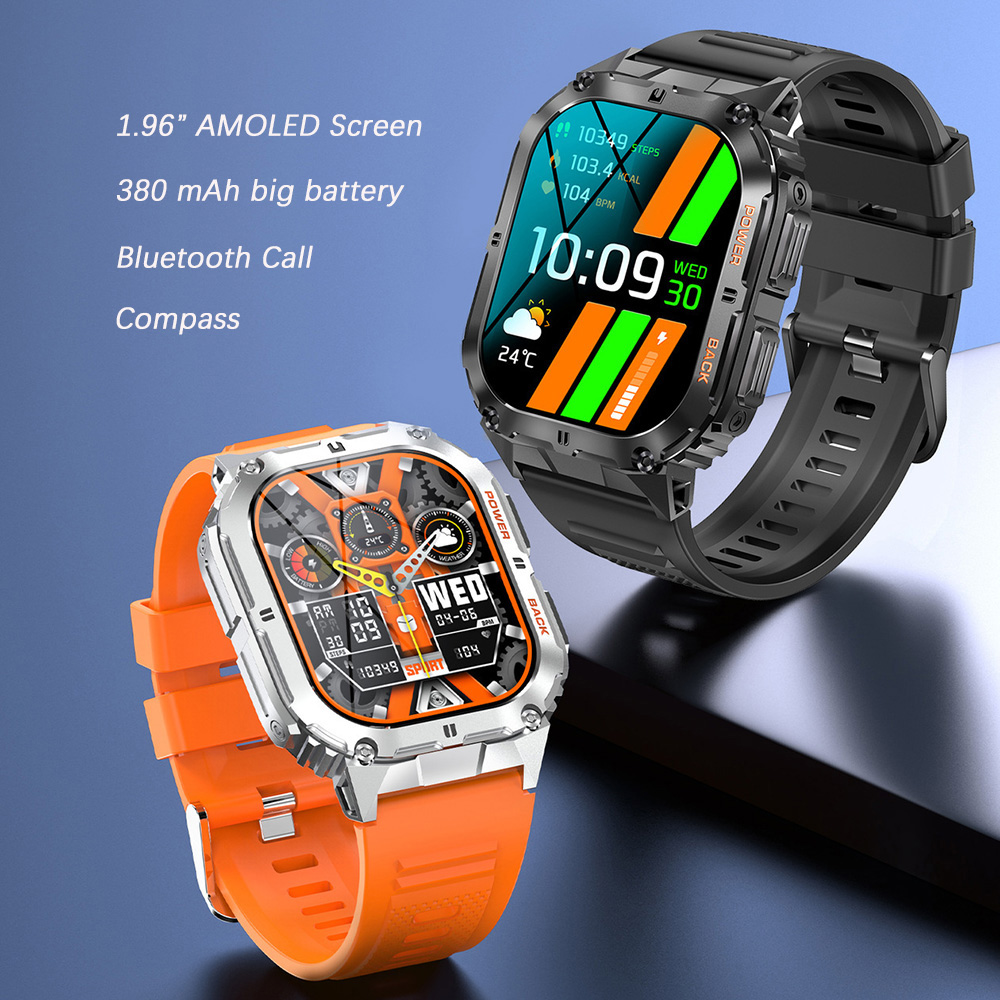 Smartwatch Digital Watches For Women - K61 プロスマートウォッチ男性女性電子腕時計スマートウォッチデジタル腕時計時計 GPS トラッカー方位磁針フィットネスブレスレット