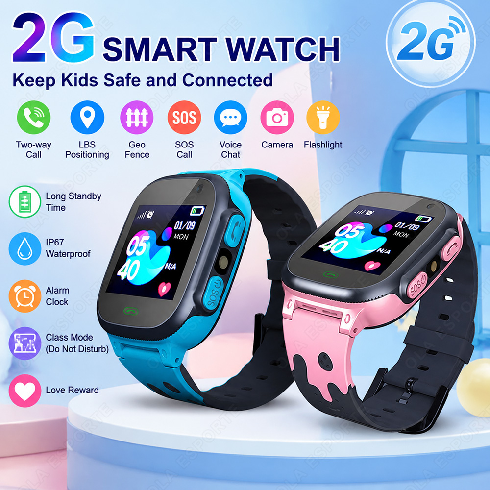 Smartwatch Watches For Kid Boy With Gps - 新しいキッズスマートウォッチ 子供用HDタッチスクリーン 通話 ゲーム SOS GPS位置情報