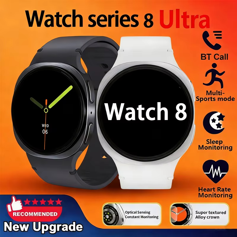 Hybrid Smartwatch - 2026年ニュークラシック8 Max女性用スマートウォッチGPSトラッキングスポーツ心拍数Bluetooth通話IP68防水男性用スマートウォッチ女性へのギフト