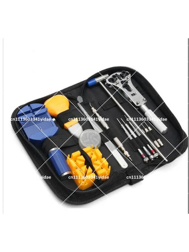 Watch Tool Repair Kit - 13点セットの時計修理ツールキット（バンドリムーバーと裏蓋オープナー付き）