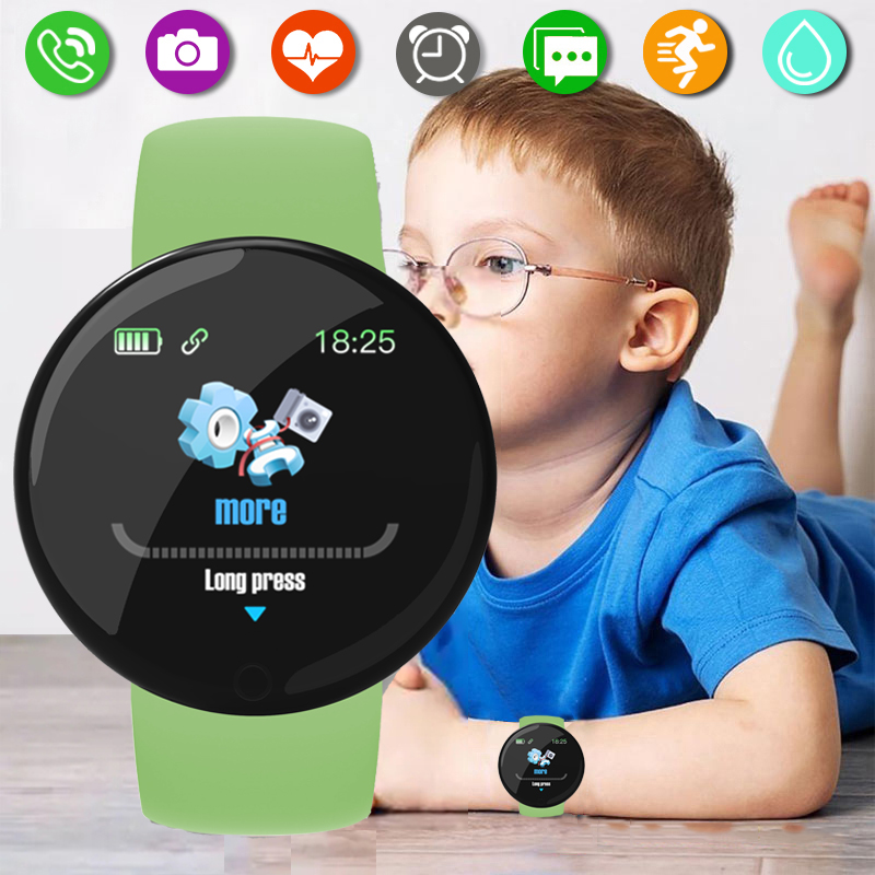 Smartwatch Digital Watches For Women - 子供と女性のためのデジタル腕時計,血圧と心拍数を制御するスマートスポーツウォッチ