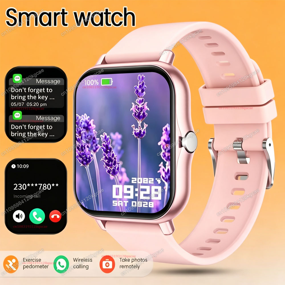 Smartwatch Latest Watches For Men - 最新アップグレード版ファッションデザイン1.83インチフルタッチスクリーンスポーツスマートウォッチ、男女兼用、ワイヤレス通話機能付き時計スマートウォッチHw12