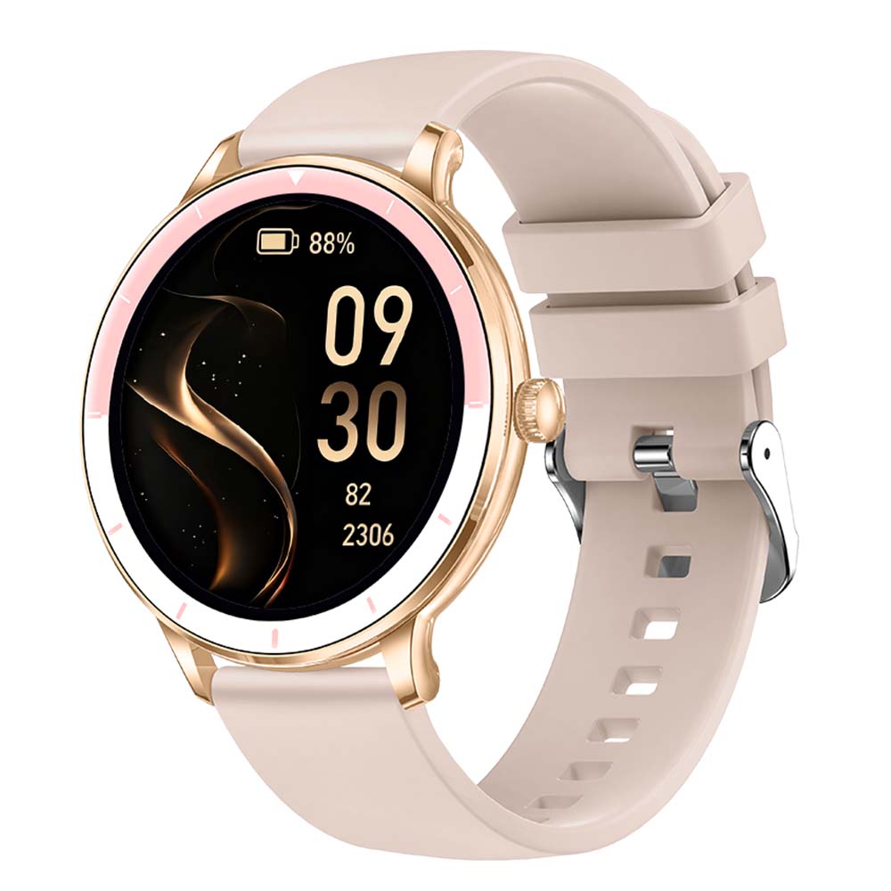 Watches Ladies Smartwatch - 女性用スマートウォッチ 1.26インチHDスクリーン 通話機能付き フィットネストラッカー 歩数計 ランニングウォッチ