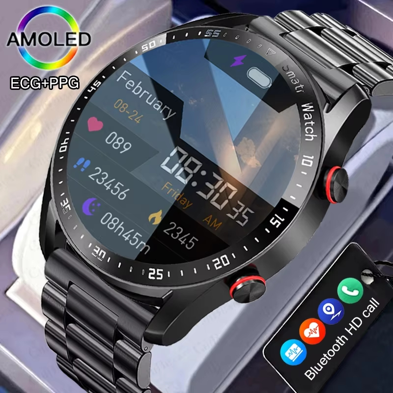 Smartwatch Watches For Women With Gps - スポーツスマートウォッチ メンズ レディース HDスクリーン ECG+PPG ブルートゥース通話