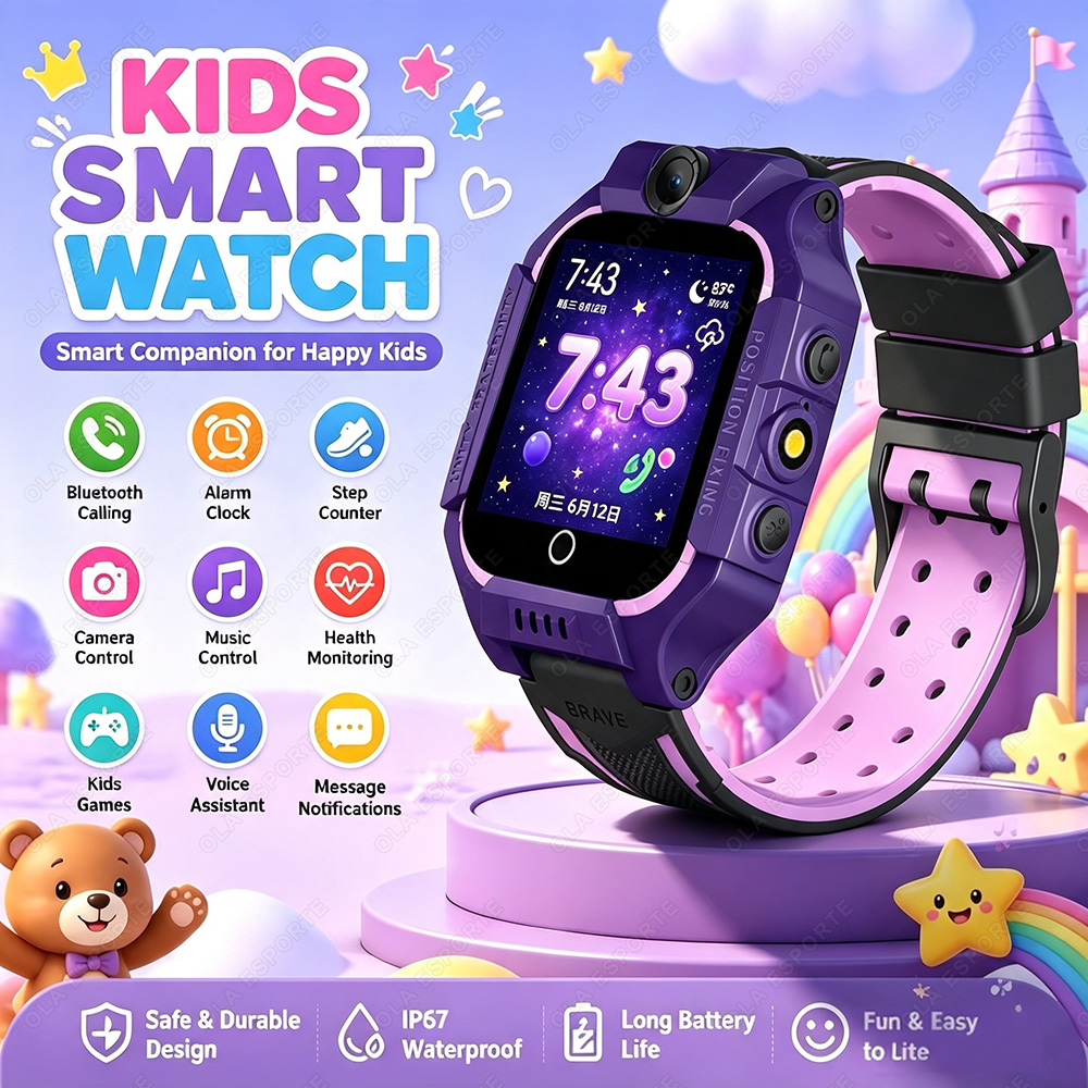 Smartwatch Watches Gift For Boys - 2027年新型2Gキッズスマートウォッチ、SIMカード対応、通話機能、SOS、GPS位置情報、HDカメラ、防水、子供用腕時計、男の子と女の子へのプレゼントギフト HT22