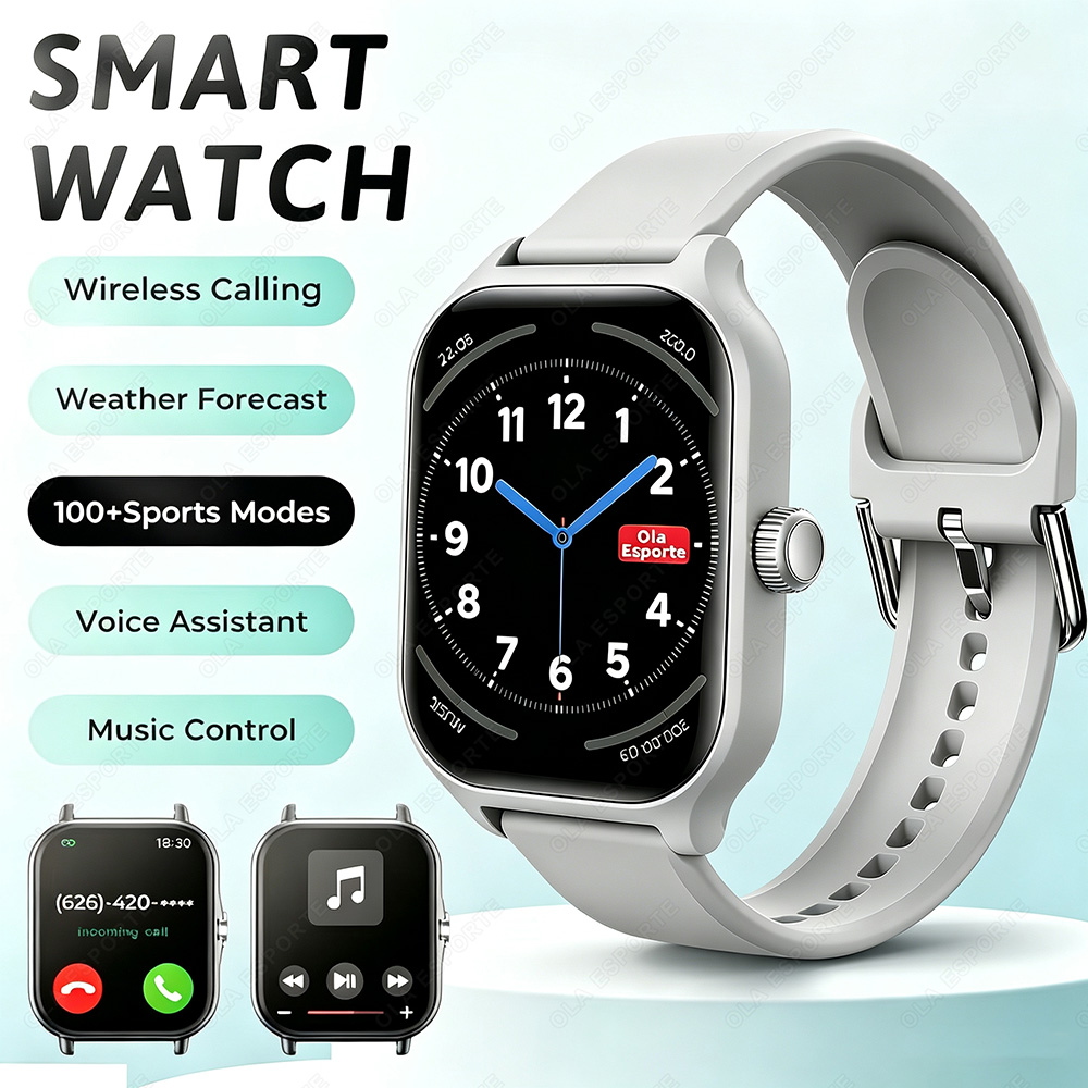 Smartwatch Digital Watches For Women - スマートウォッチプラス メンズ レディース フルタッチスクリーン スポーツフィットネスウォッチ BT通話