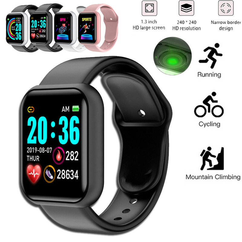 Smartwatch Digital Watches For Women - デジタル腕時計血圧心拍数モニター男性女性スマートブレスレットIP67防水スポーツフィットネストラッカーアンドロイドios用