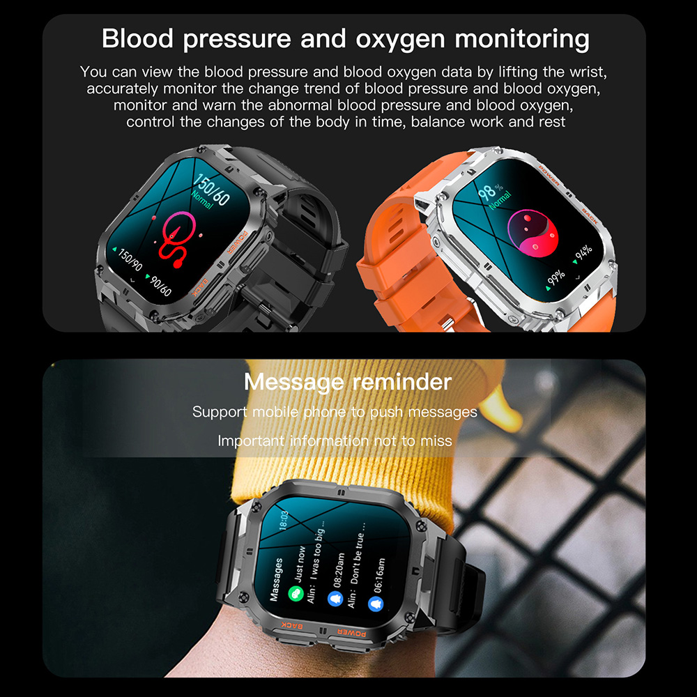K61 プロスマートウォッチ男性女性電子腕時計スマートウォッ - Smartwatch Digital Watches For Women のレビューと価格