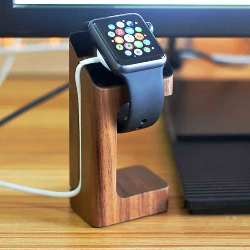 木製アップルウォッチ充電スタンド,デスクスタンド,充電ステー - Smartwatch Apple Watch のレビューと価格