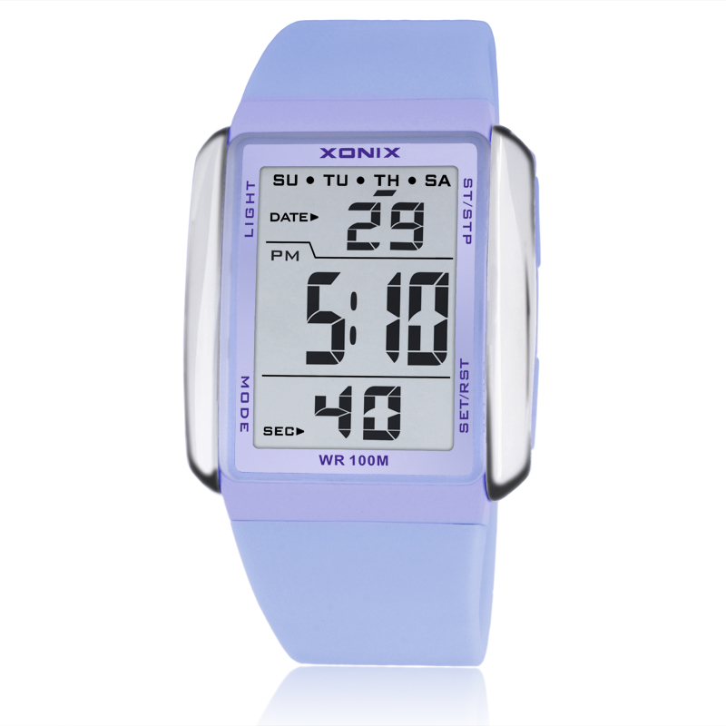 XONIX 女性スポーツ腕時計防水 100 メートル屋外楽し - Chronograph Sport Watch のレビューと価格