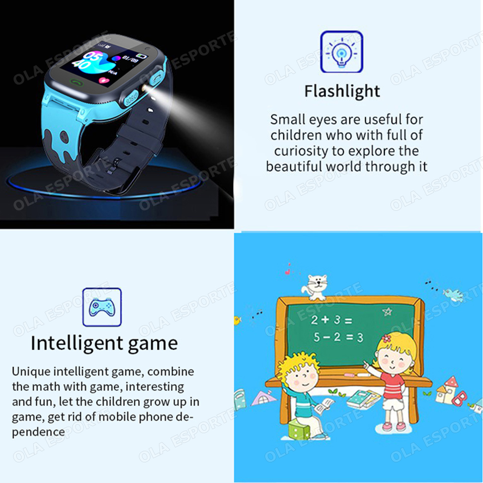 新しいキッズスマートウォッチ 子供用HDタッチスクリーン 通 - Smartwatch Watches For Kid Boy With Gps のレビューと価格