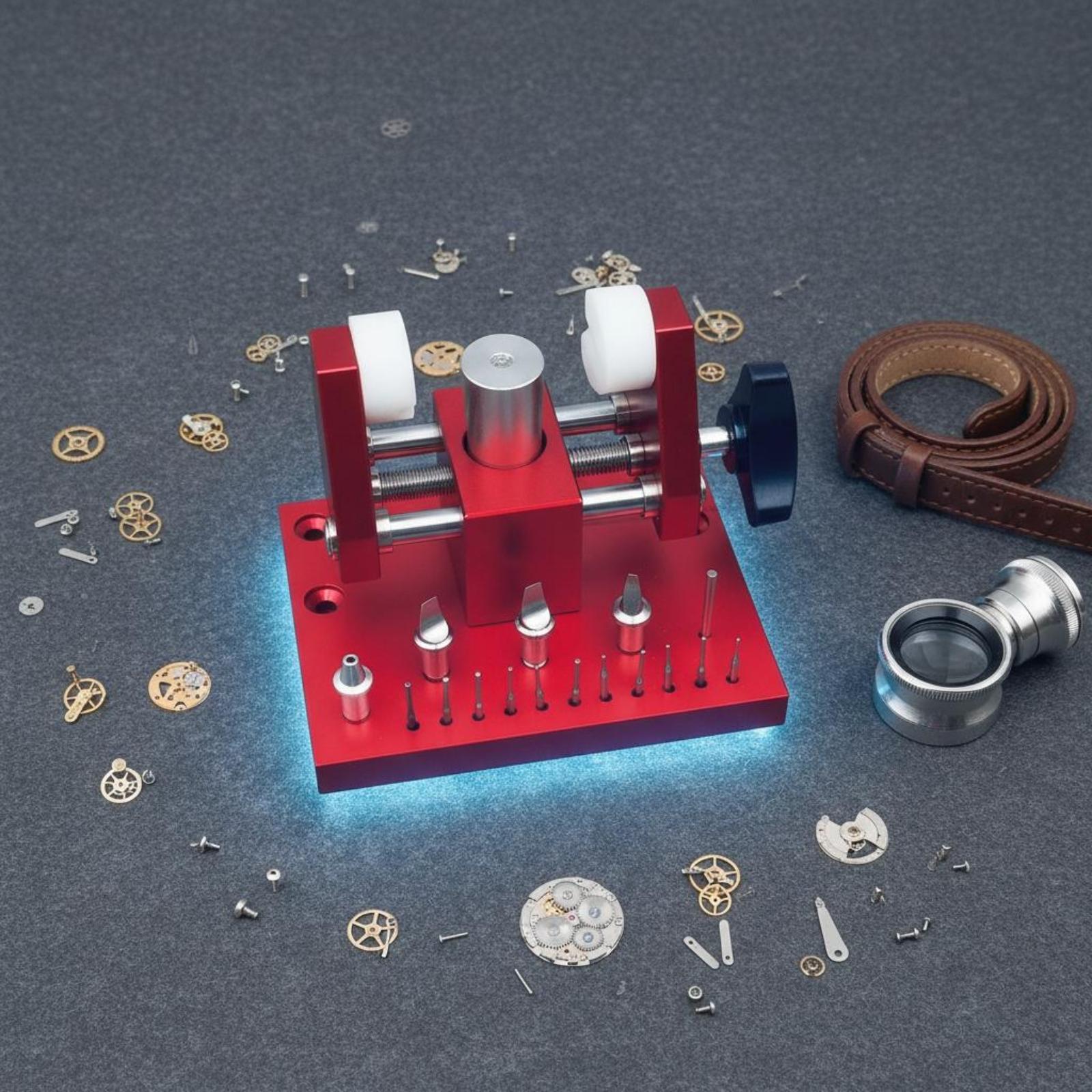 時計修理とメンテナンス用のデュアルユース時計ケースバックオー - Watch Tool Repair Kit のレビューと価格
