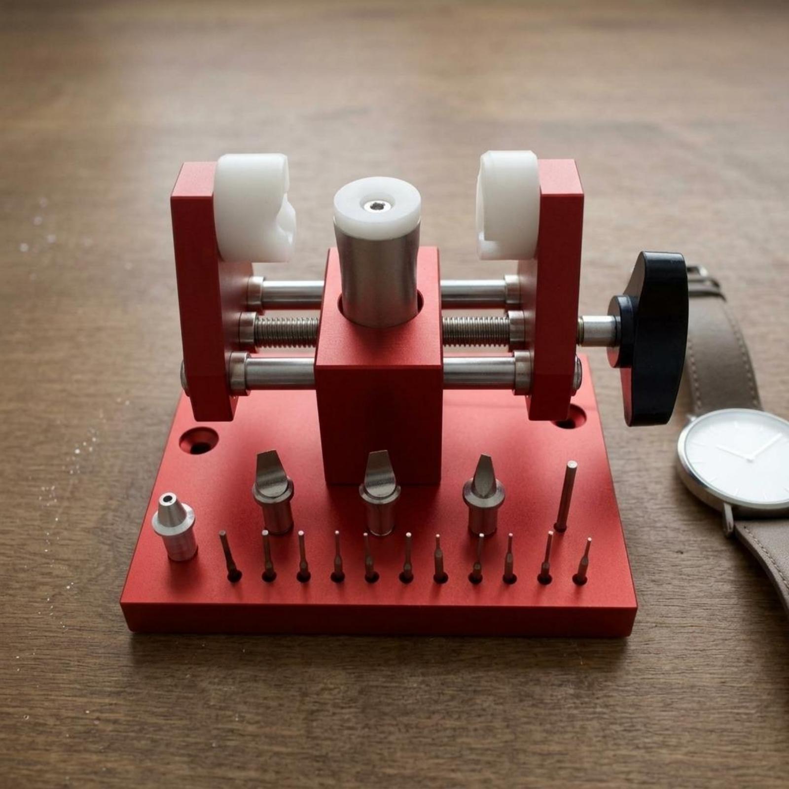時計修理とメンテナンス用のデュアルユース時計ケースバックオー - Watch Tool Repair Kit のレビューと価格