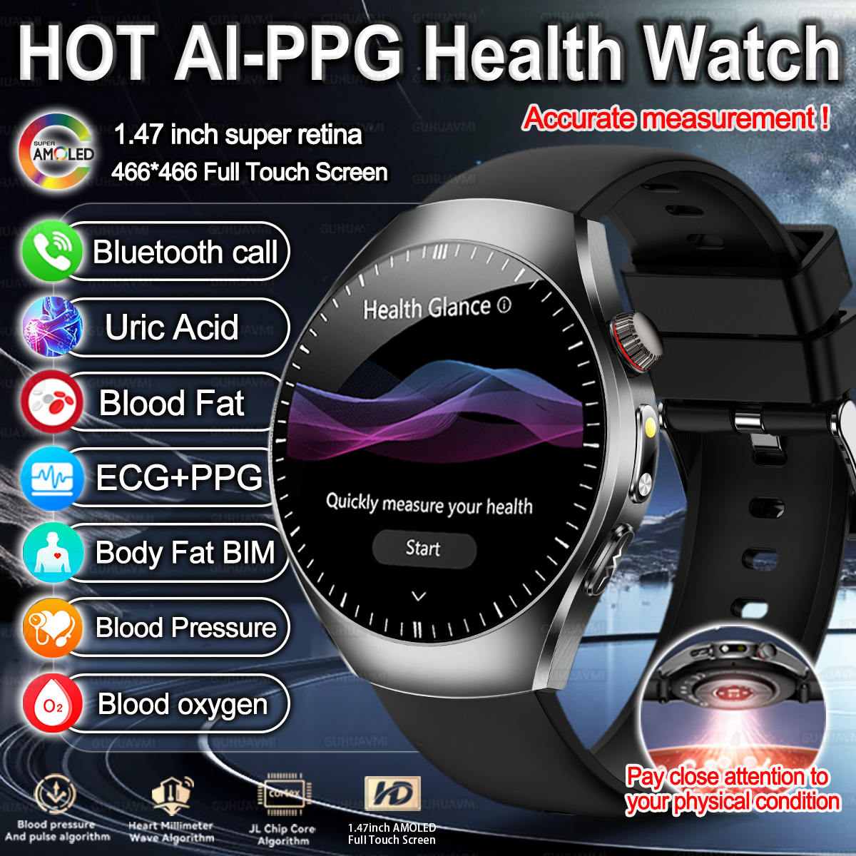 新ブランド 2026 アップグレード 健康チェック スマート - Smartwatch Watches For Women Brands のレビューと価格