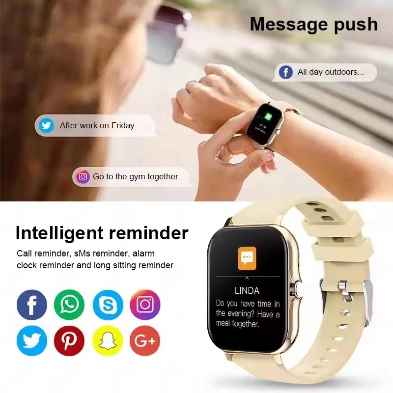 最新改良型ファッションデザイン1.83インチスポーツスマート - Smartwatch Latest Watches For Men のレビューと価格