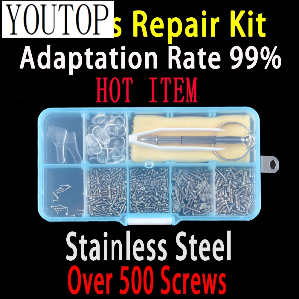 500 眼鏡修理キットツールセットサングラスねじマイクロ鼻パ - Watch Tool Repair Kit のレビューと価格