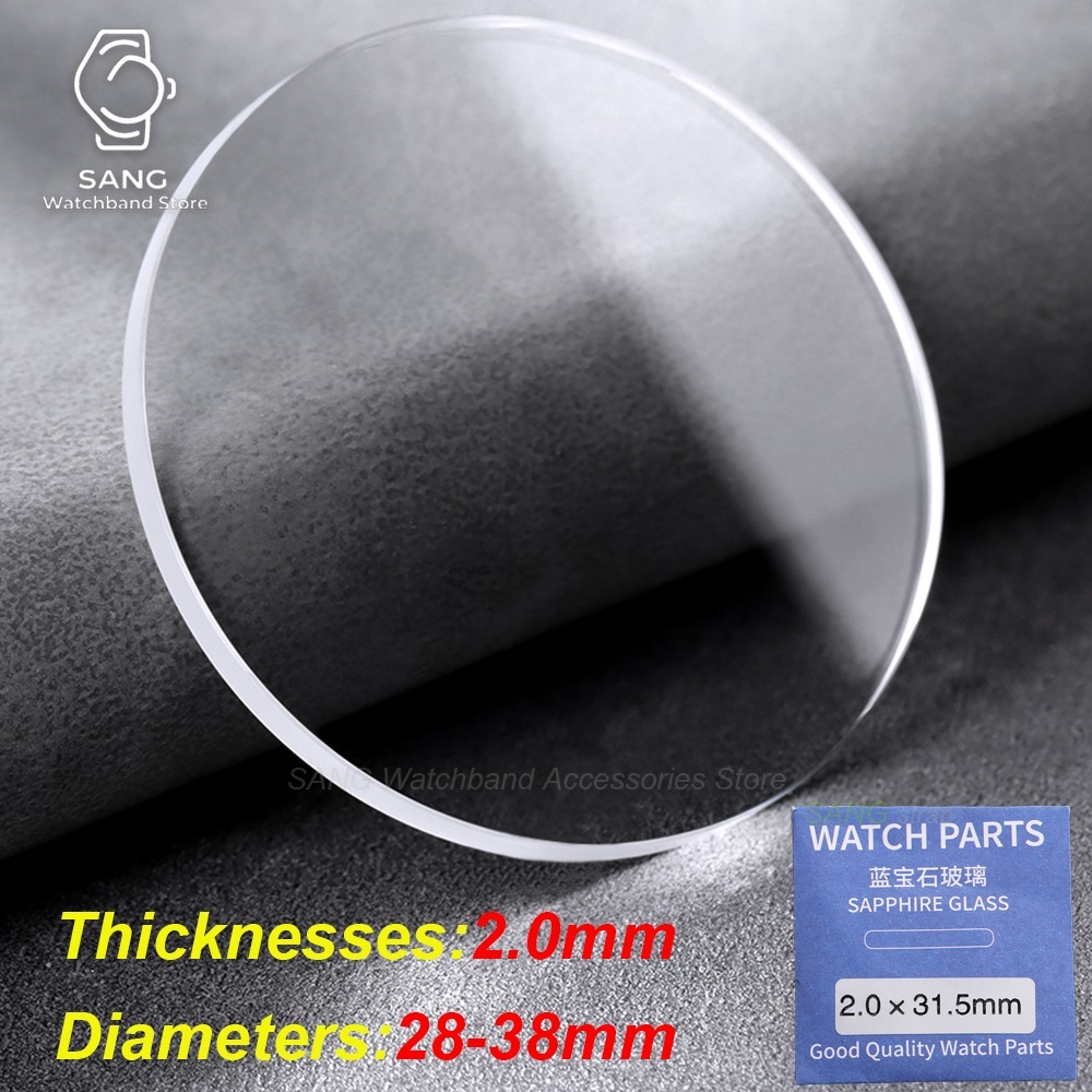 時計ガラス サファイア交換用フラット透明クリスタル 29mm - Watch Crystal Replacement のレビューと価格