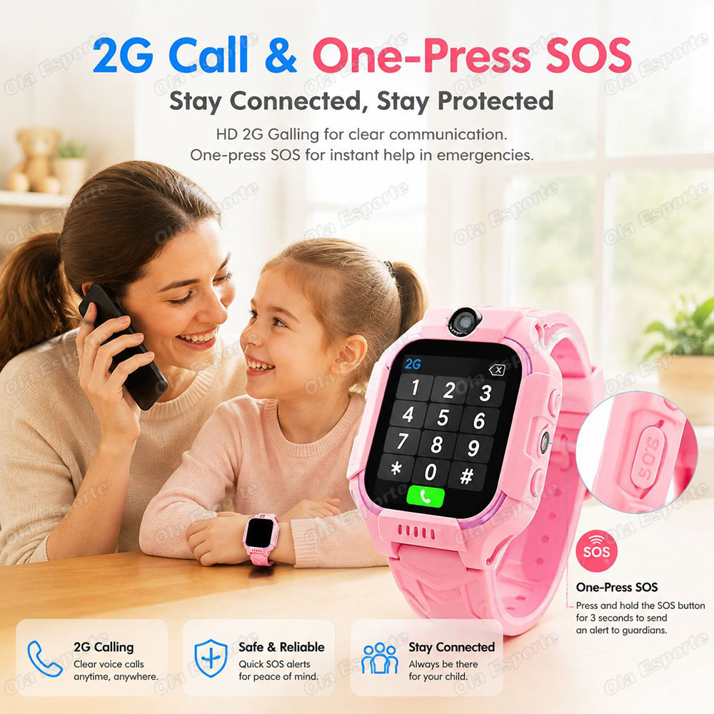 2027年新型 2G/5G キッズスマートウォッチ GPS位 - Smartwatch Watches Gift For Boys のレビューと価格