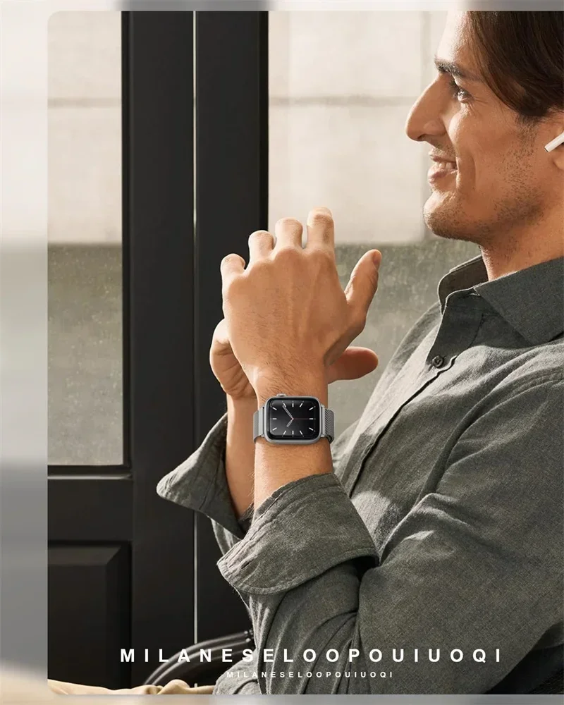 Apple Watch用ミラネーゼバックル,ウルトラ2,金属 - Smartwatch Iphone Watches For Women のレビューと価格
