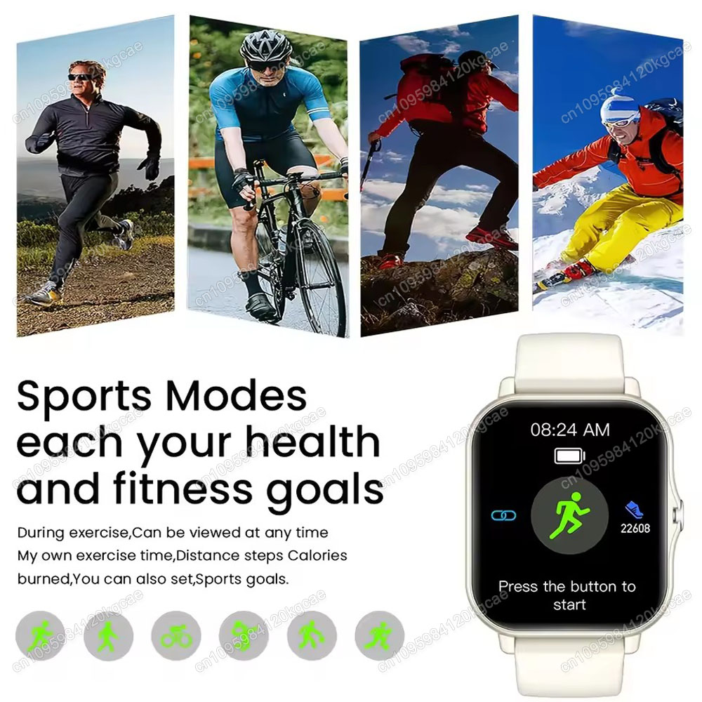 最新アップグレード版ファッションデザイン1.83インチフルタ - Smartwatch Latest Watches For Men のレビューと価格