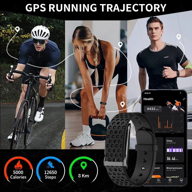 男性と女性のためのLige防水スマートウォッチ、スクリーンな - Smartwatch Latest Watches For Men のレビューと価格