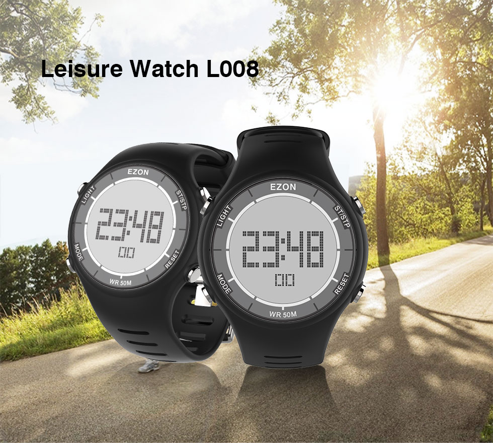EZON 新ファッション女性デジタルスポーツウォッチ屋外ラン - Chronograph Sport Watch のレビューと価格