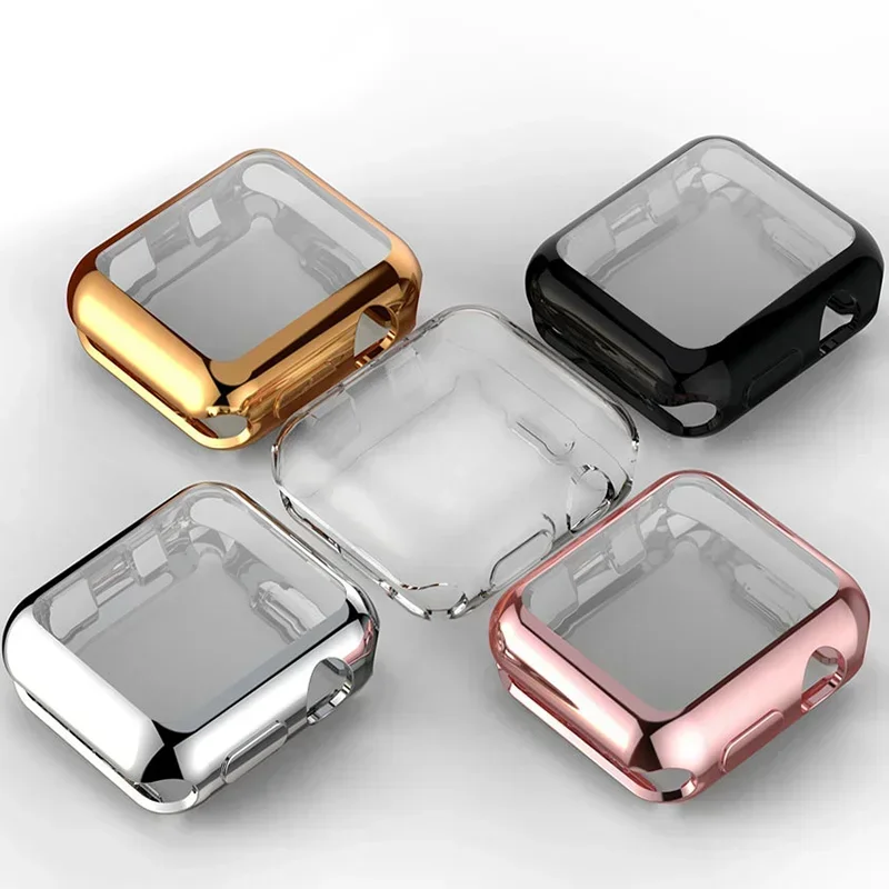 Apple Watch用シリコンスクリーンプロテクター,バン - Smartwatch Iphone Watches For Women のレビューと価格