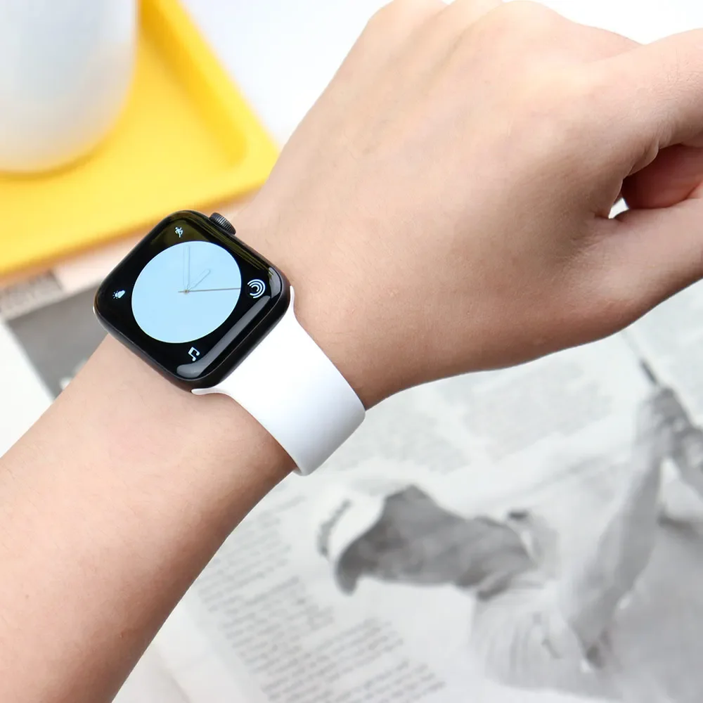 Apple Watch用シリコンストラップ,スポーツブレスレ - Smartwatch Iphone Watches For Women のレビューと価格