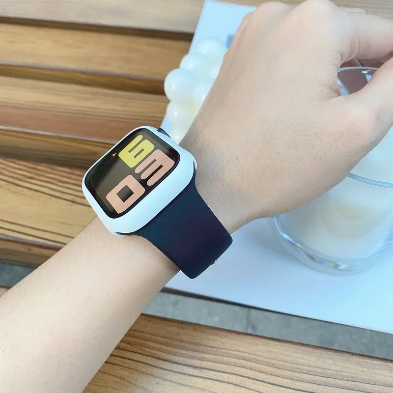Apple Watch用シリコンストラップ,スポーツブレスレ - Smartwatch Iphone Watches For Women のレビューと価格
