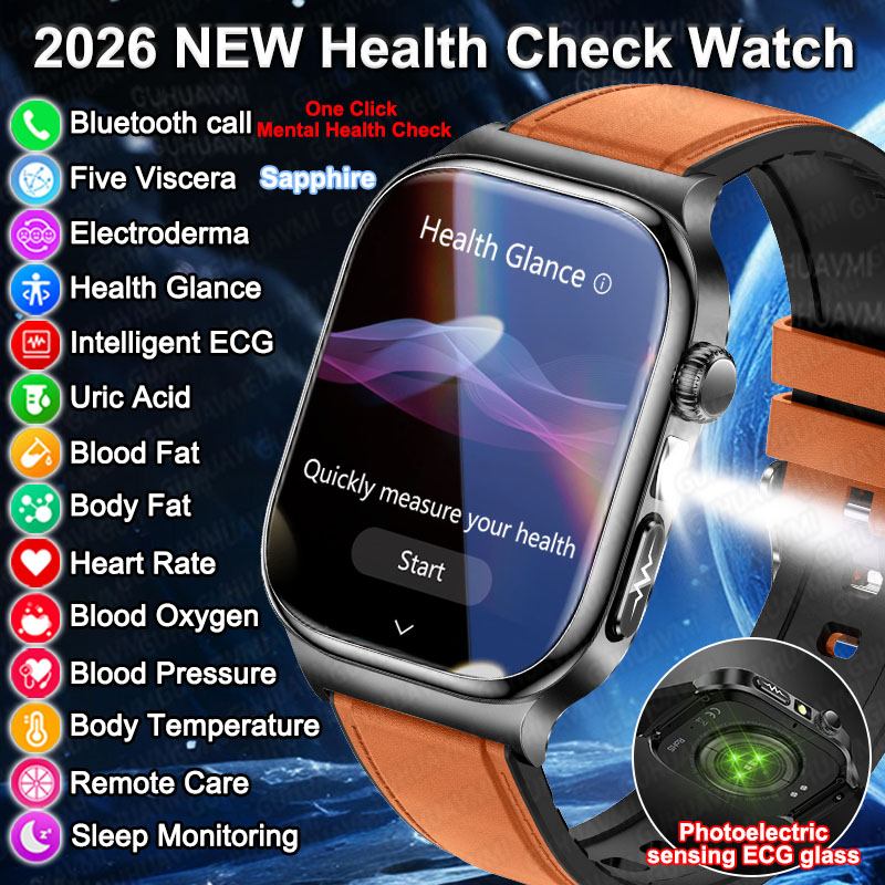 2026年新型精密診断スマートウォッチ 体脂肪 ECG 血中 - Smartwatch Health Watches For Women のレビューと価格
