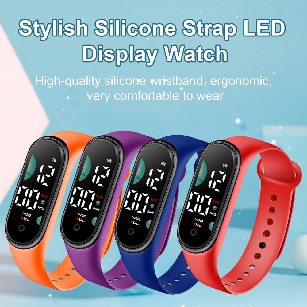 子供のためのデジタルLED腕時計,防水ブレスレット,腕時計, - Smartwatch Watches Gift For Boys のレビューと価格