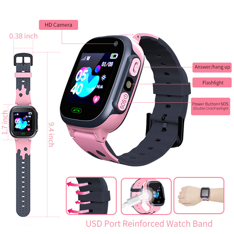 キッズスマートウォッチ 防水スマートウォッチ 子供用 男の子 - Smartwatch Watches Gift For Boys のレビューと価格
