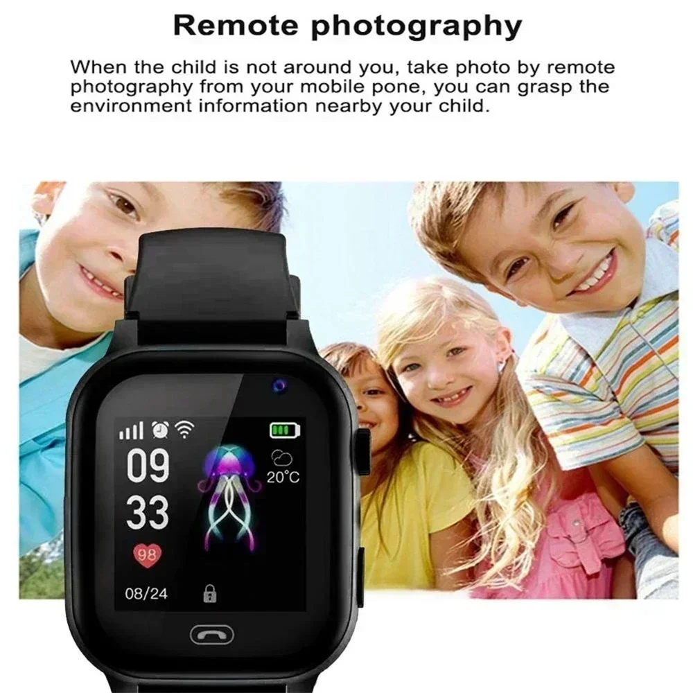 Xiaomi-子供向けの防水スマートウォッチ,電子時計,so - Smartwatch Watches For Kid Boy With Gps のレビューと価格