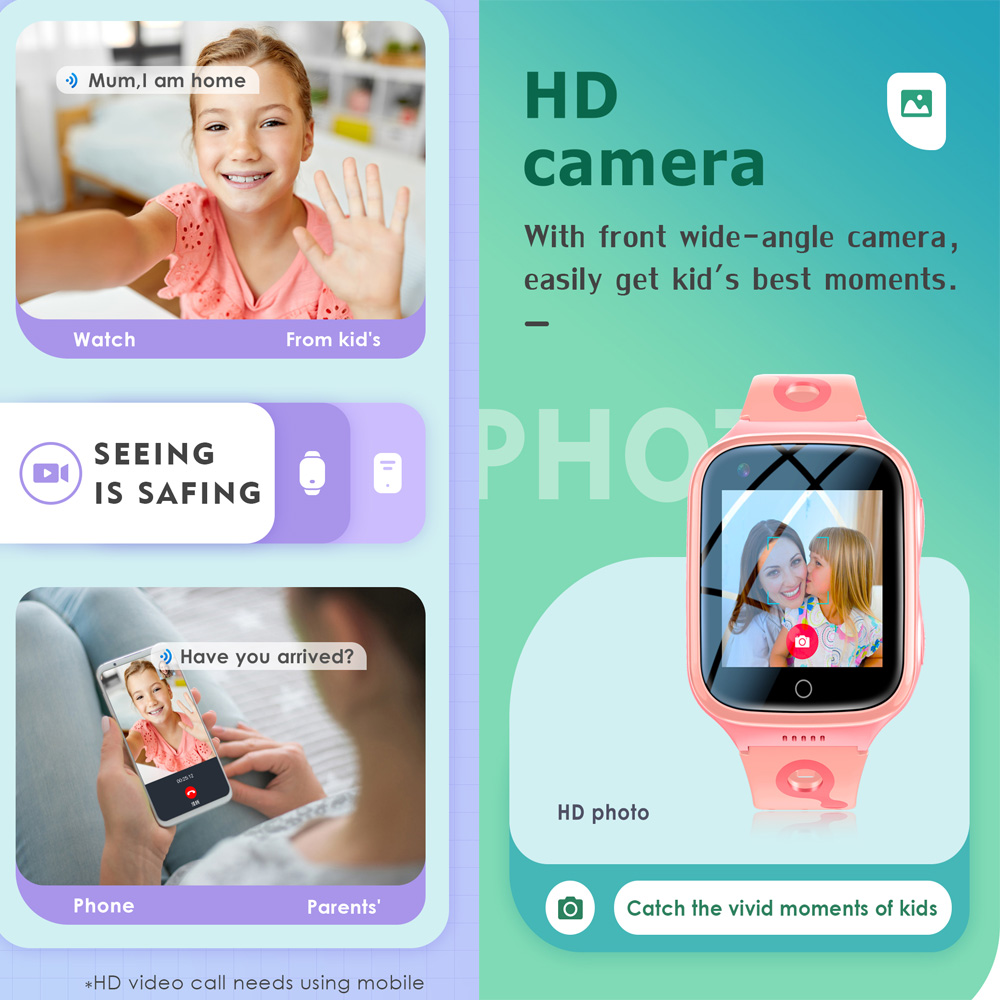 4Gスマートウォッチ キッズ GPS WiFi ビデオ通話  - Smartwatch Watches For Kid Boy With Gps のレビューと価格