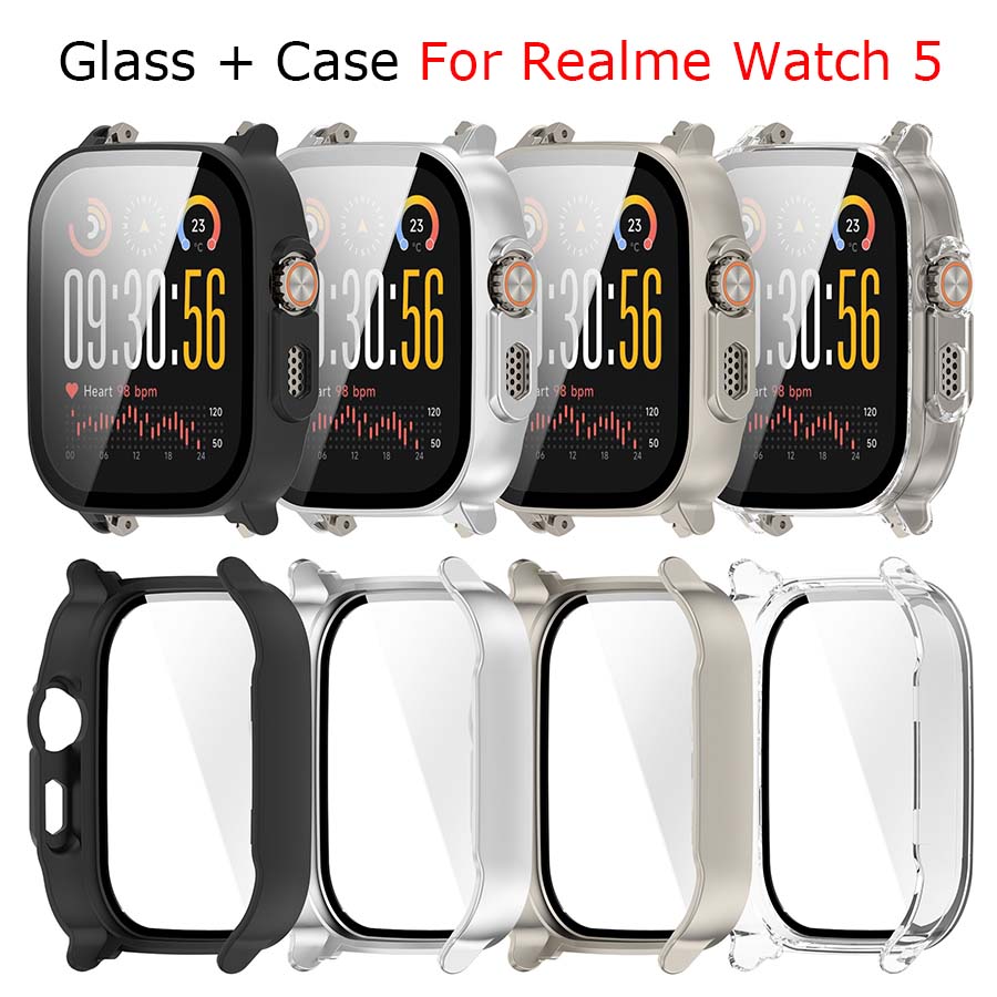 ハード PC + 強化ガラスケース Realme Watch - Watch S Realme のレビューと価格