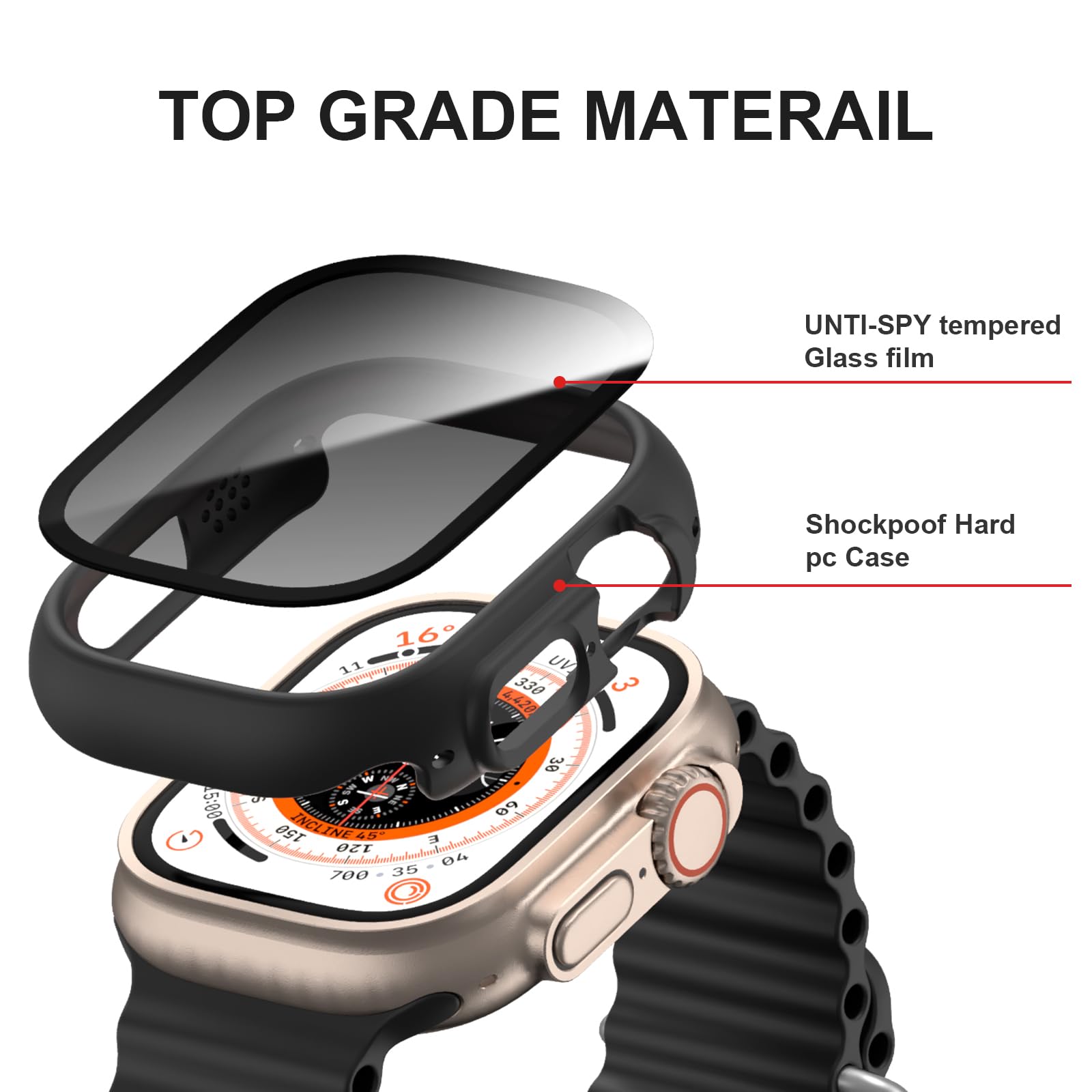 Apple Watch Ultra 4、3、2用スクリーンプ - Smartwatch Iphone Watches For Women のレビューと価格