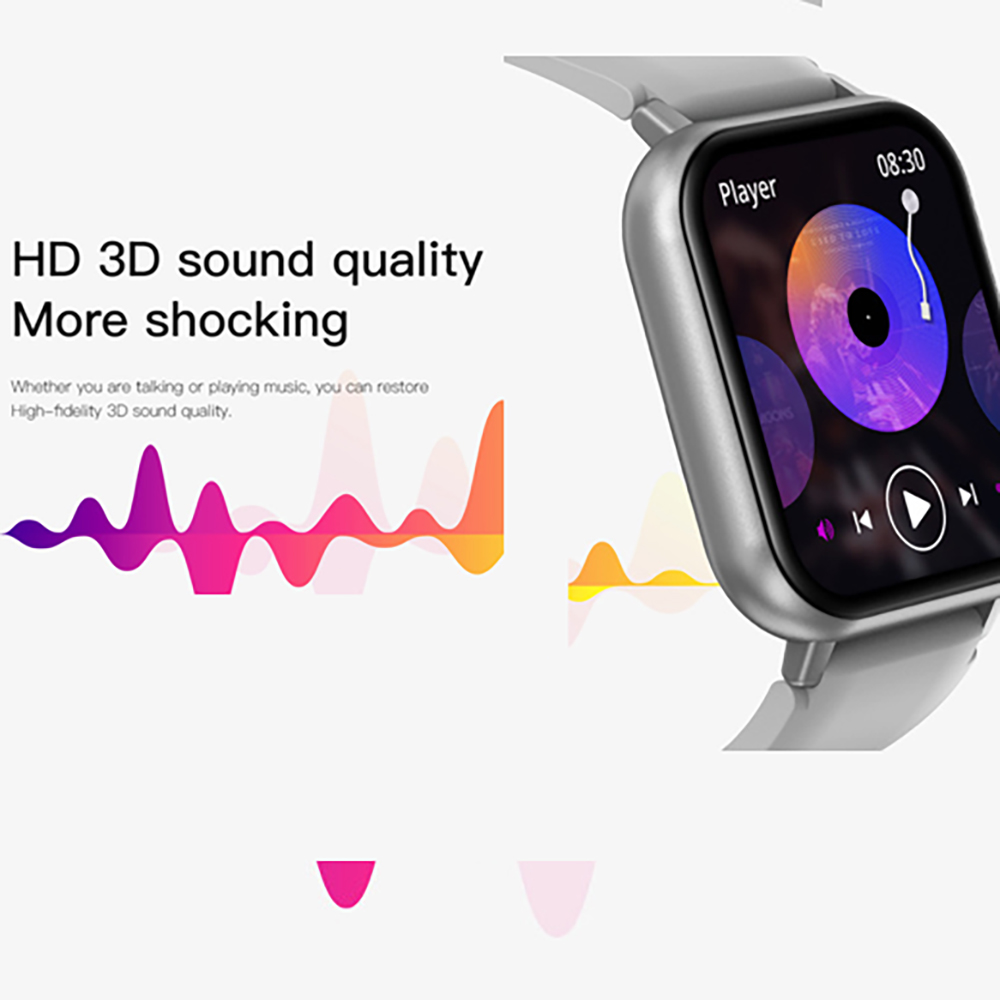 男性と女性のための青い防水時計,24時間の健康モニター,10 - Smartwatch Health Watches For Women のレビューと価格