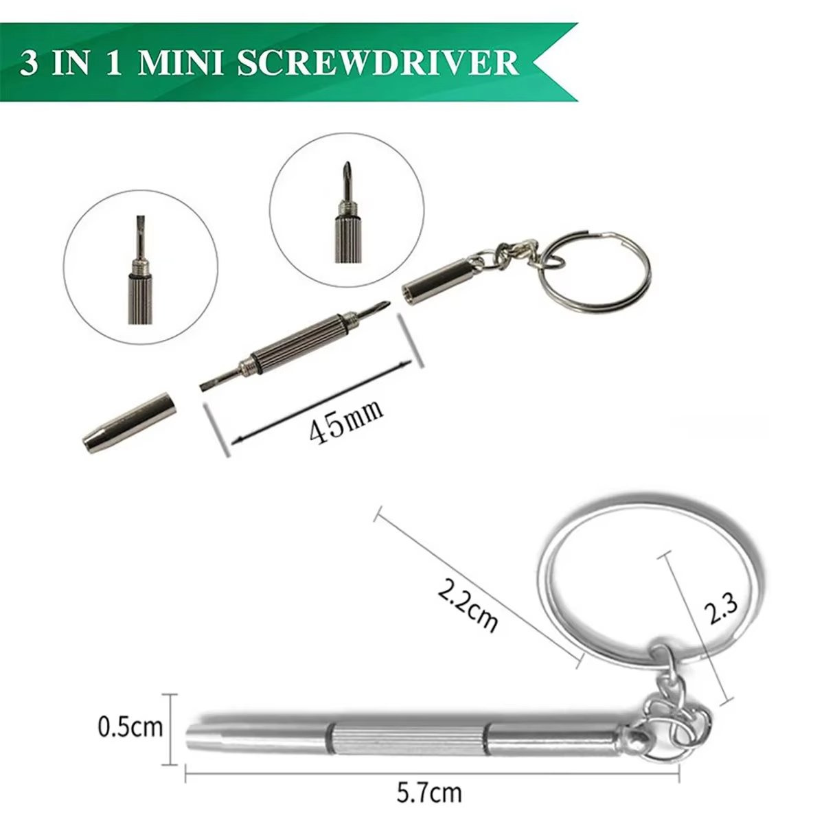 1〜20個入り ミニハンドメガネドライバー 3-in-1 眼 - Watch Tool Repair Kit のレビューと価格
