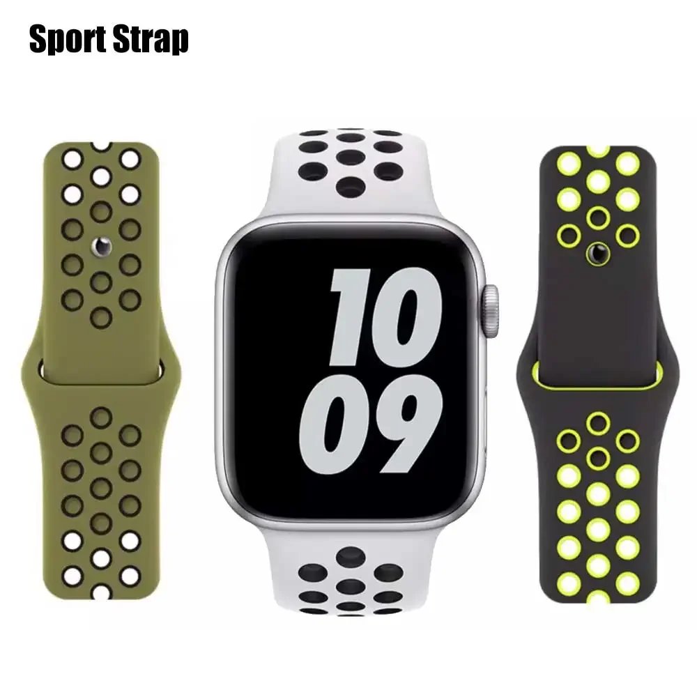 Apple Watch用スポーツストラップ,シリコンブレスレ - Smartwatch Iphone Watches For Women のレビューと価格