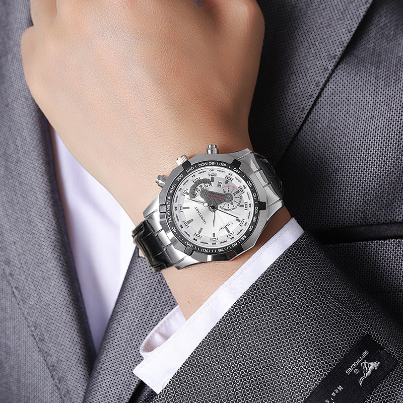 メンズクォーツ腕時計 カレンダー付き クラシッククォーツ メ - Smartwatch Watches Gift For Boys のレビューと価格