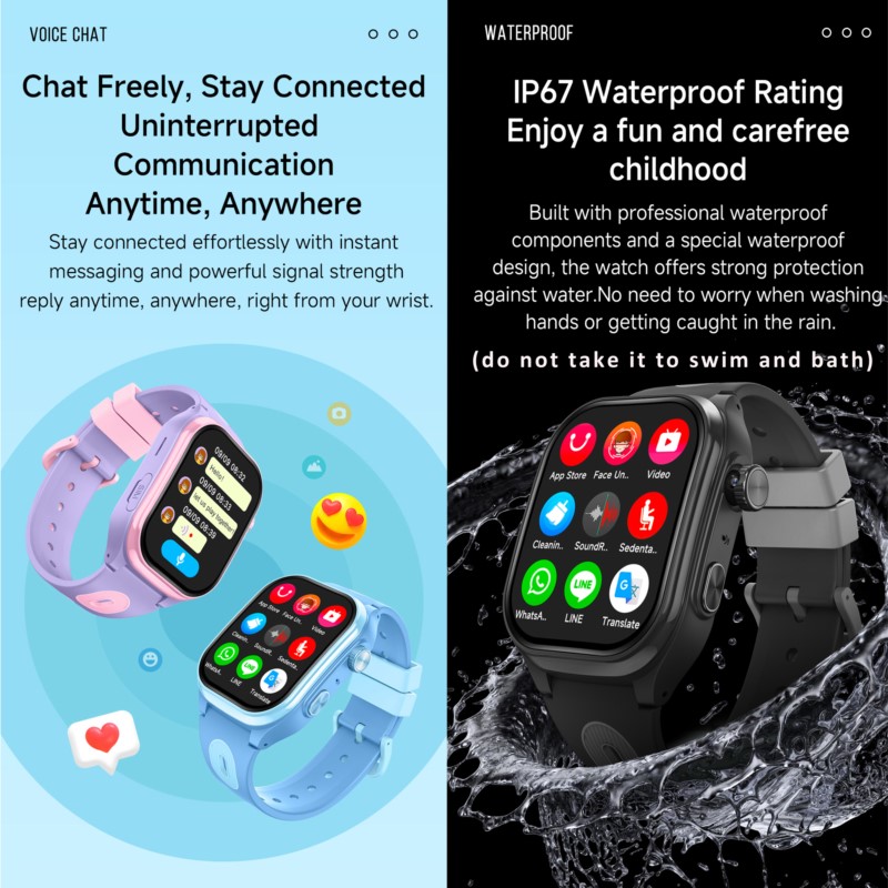スマートウォッチ キッズ 4G GPS WIFI ビデオ通話 - Smartwatch Watches For Kid Boy With Gps のレビューと価格