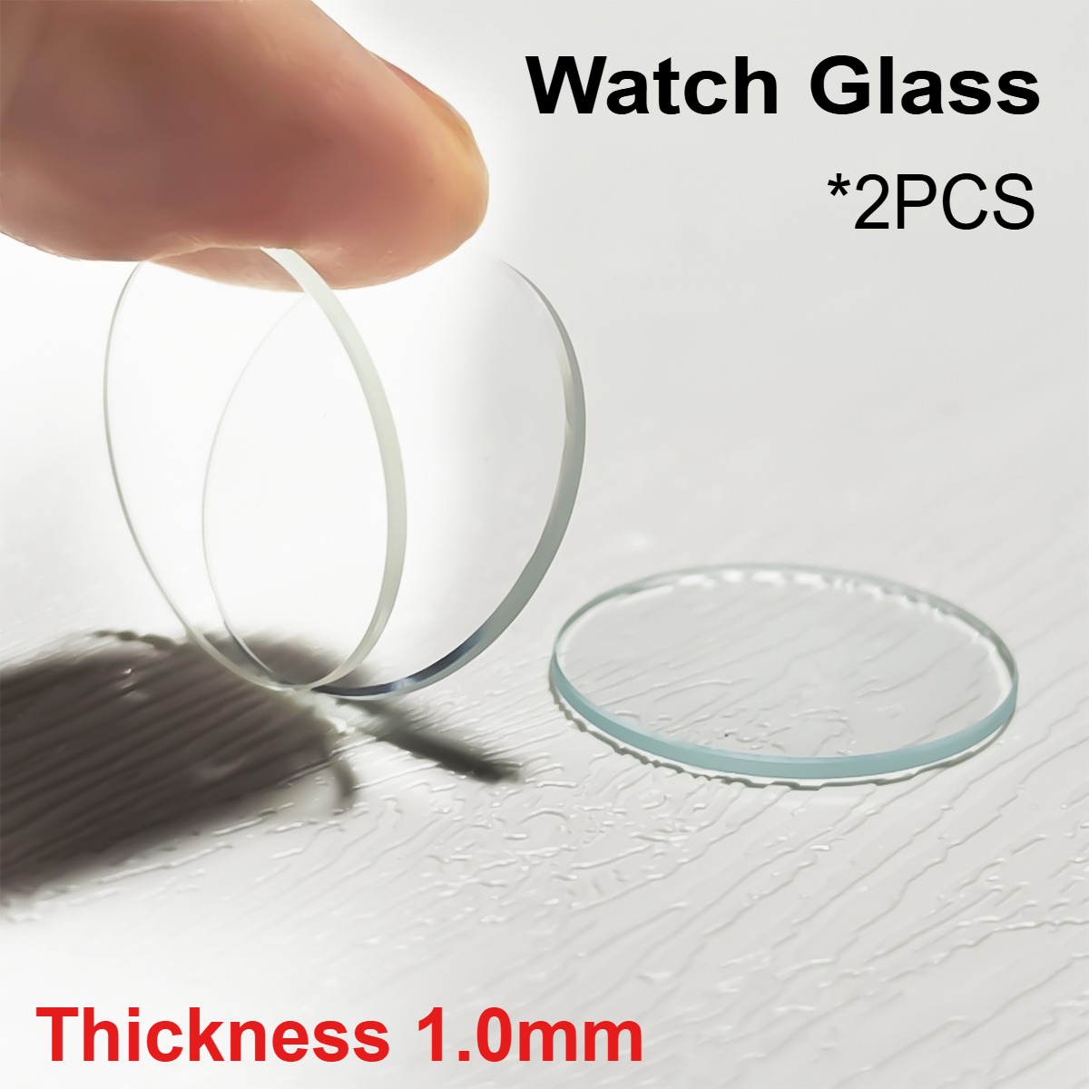 2 個 15 - 45 ミリメートルフラットラウンド時計クリ - Watch Crystal Replacement のレビューと価格