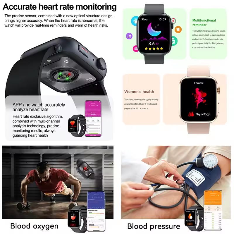 スマートウォッチ ダイヤル 通話応答 カロリー追跡 心拍数モ - Smartwatch Watches For Women Brands のレビューと価格
