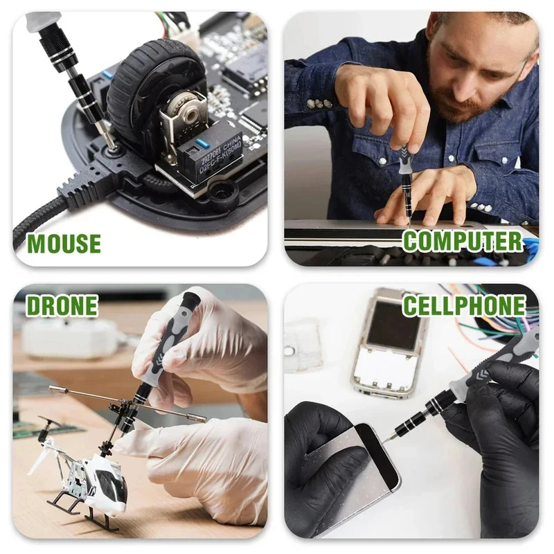 ポータブル115in1磁気ドライバーセットミニ精密修理キット - Watch Tool Repair Kit のレビューと価格