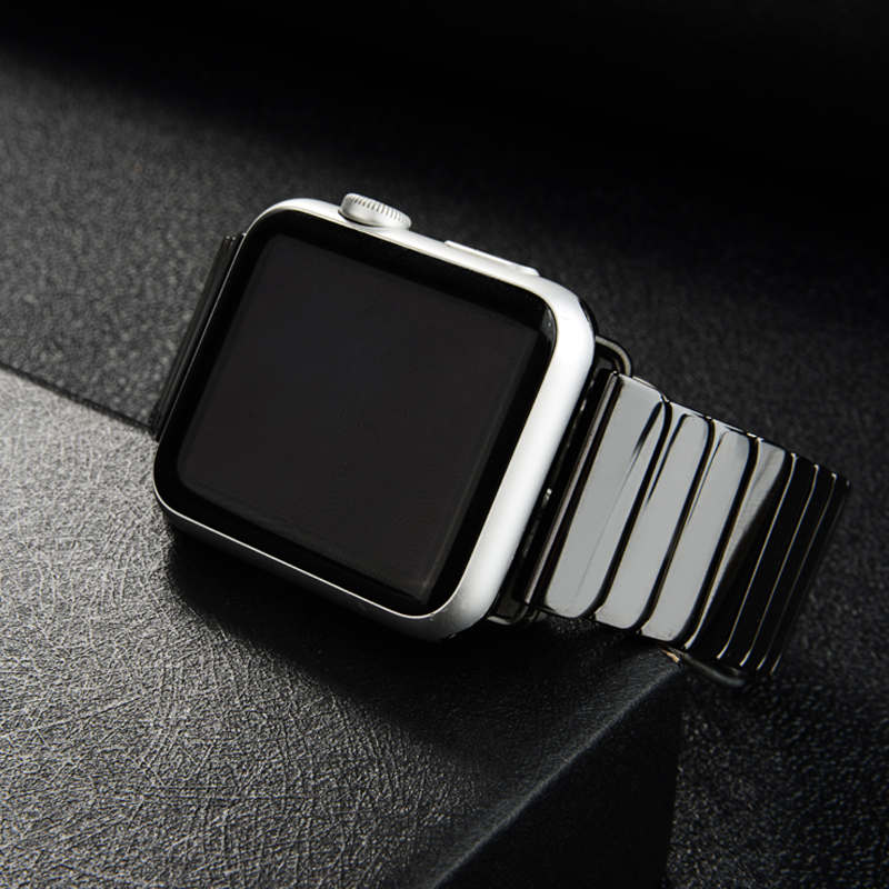 アップルウォッチ用セラミックリンクブレスレット,高級ブレスレ - Smartwatch Iphone Watches For Women のレビューと価格