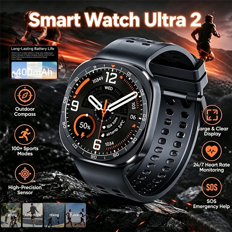 2026年型 新型スマートウォッチ「Ultra 2」。男性向 - Hybrid Smartwatch のレビューと価格