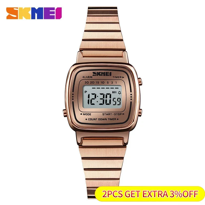 SKMEI1901 女性トップブランドの高級 3Bar 防水 - Chronograph Sport Watch のレビューと価格