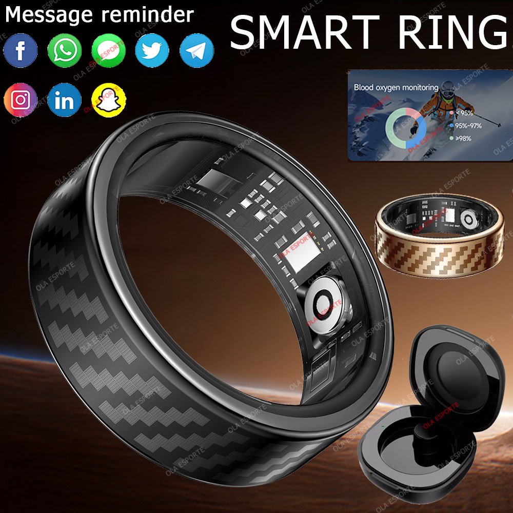 最新のスマートリング通話メッセージ通知ハンドジェスチャー制御 - Smartwatch Health Watches For Women のレビューと価格