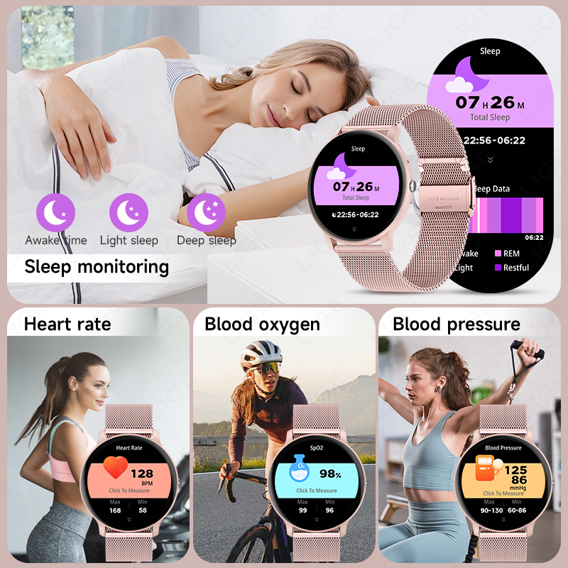LIGE 2026 スポーツフィットネスウォッチ レディース - Smartwatch Latest Watches For Men のレビューと価格