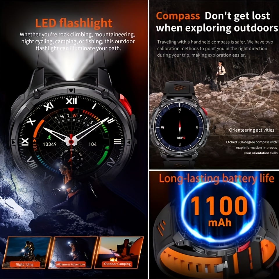 新型T-REX3 Ultra 1100mAhバッテリー搭載ス - Hybrid Smartwatch のレビューと価格